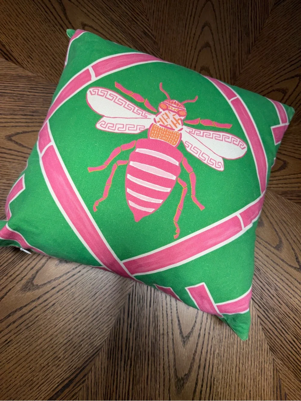 Katie Herman Art Queen Bee Patti Pillow